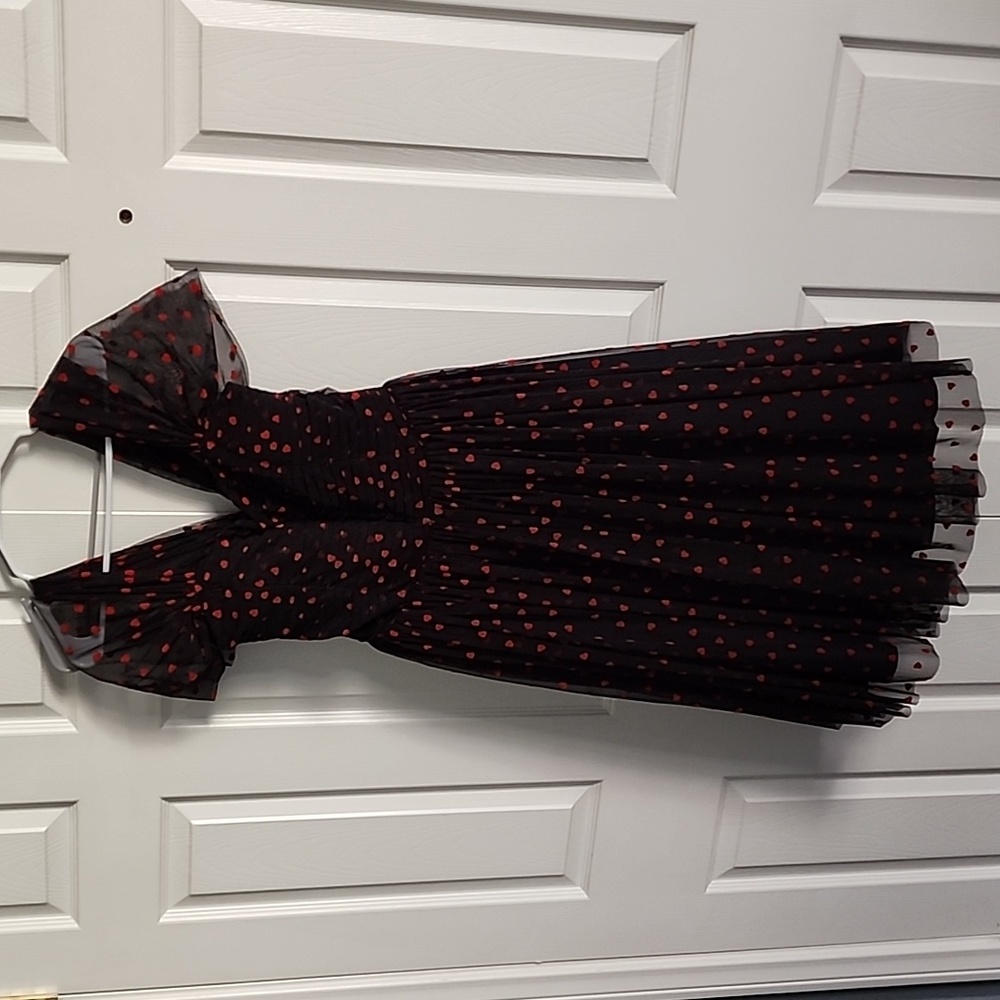 Unique Vintage Valentine's Heart Vintage Style Prom Swing Dress
